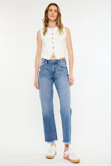  Meadow High Rise Straight Leg Jeans - Official Kancan USA