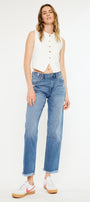 Meadow High Rise Straight Leg Jeans - Official Kancan USA