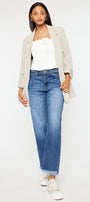 Angelina High Rise Slim Straight Jeans - Official Kancan USA