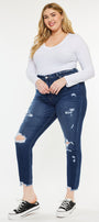 Alexia High Rise Ankle Skinny Jeans (Plus Size) - Official Kancan USA