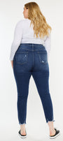 Alexia High Rise Ankle Skinny Jeans (Plus Size) - Official Kancan USA