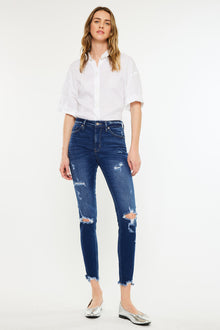 Samantha High Rise Ankle Skinny Jeans - Official Kancan USA