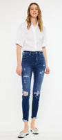 Samantha High Rise Ankle Skinny Jeans - Official Kancan USA