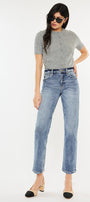 Tilda High Rise Slim Straight Leg Jeans - Official Kancan USA