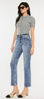 Tilda High Rise Slim Straight Leg Jeans - Official Kancan USA