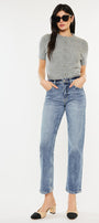 Tilda High Rise Slim Straight Leg Jeans - Official Kancan USA