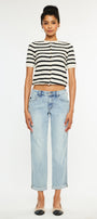 Leonel Mid Rise Boyfriend Jeans - Official Kancan USA
