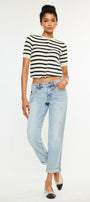 Leonel Mid Rise Boyfriend Jeans - Official Kancan USA
