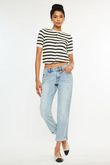  Leonel Mid Rise Boyfriend Jeans