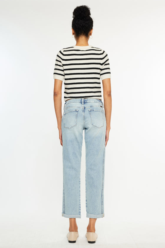 Leonel Mid Rise Boyfriend Jeans