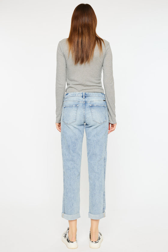 Leonel Mid Rise Boyfriend Jeans - Official Kancan USA