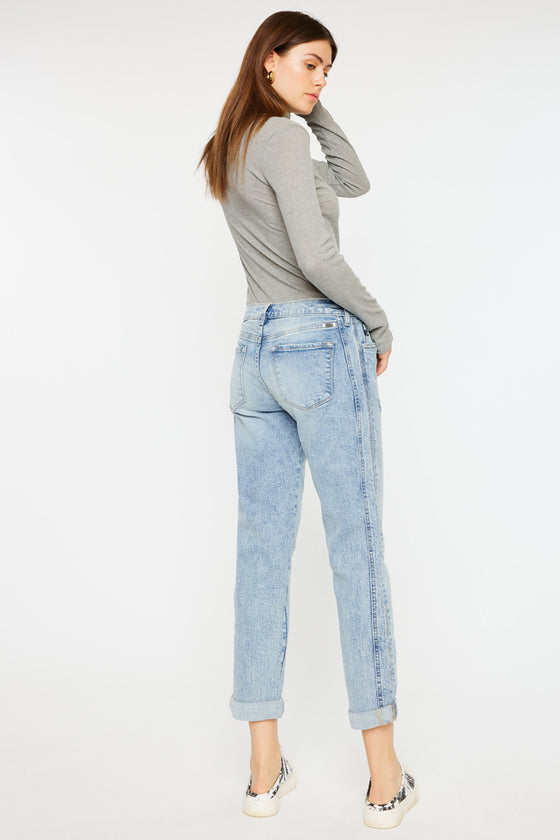 Leonel Mid Rise Boyfriend Jeans - Official Kancan USA