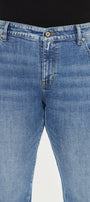 Yvonne  Mid Rise Slim Boyfriend Jeans (Plus Size) - Official Kancan USA