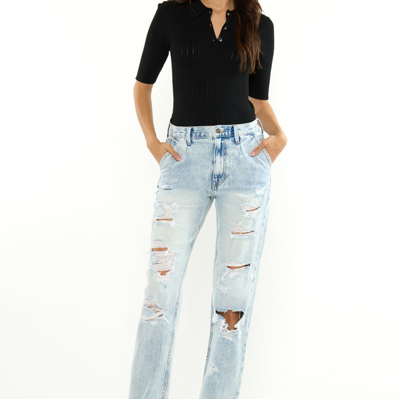 Zariyah Ultra High Rise 90's Slouch
