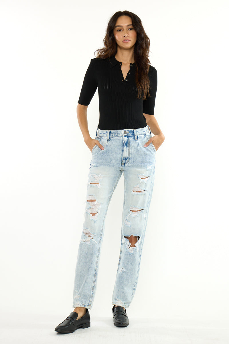 Zariyah Ultra High Rise 90's Slouch