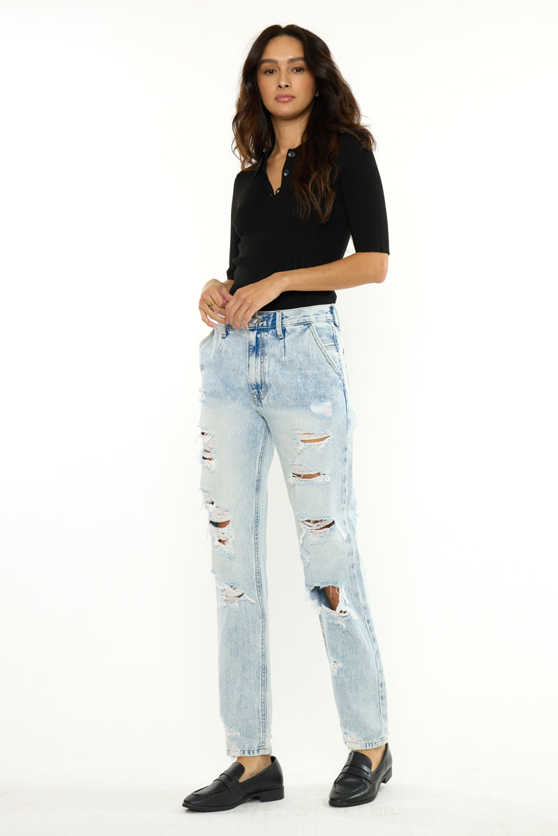 Zariyah Ultra High Rise 90's Slouch