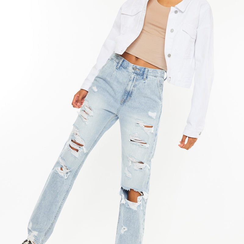 Zariyah Ultra High Rise 90's Slouch Fit Jeans - Official Kancan USA