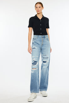  Maddie Ultra High Rise 90's Boyfriend Jeans - Official Kancan USA