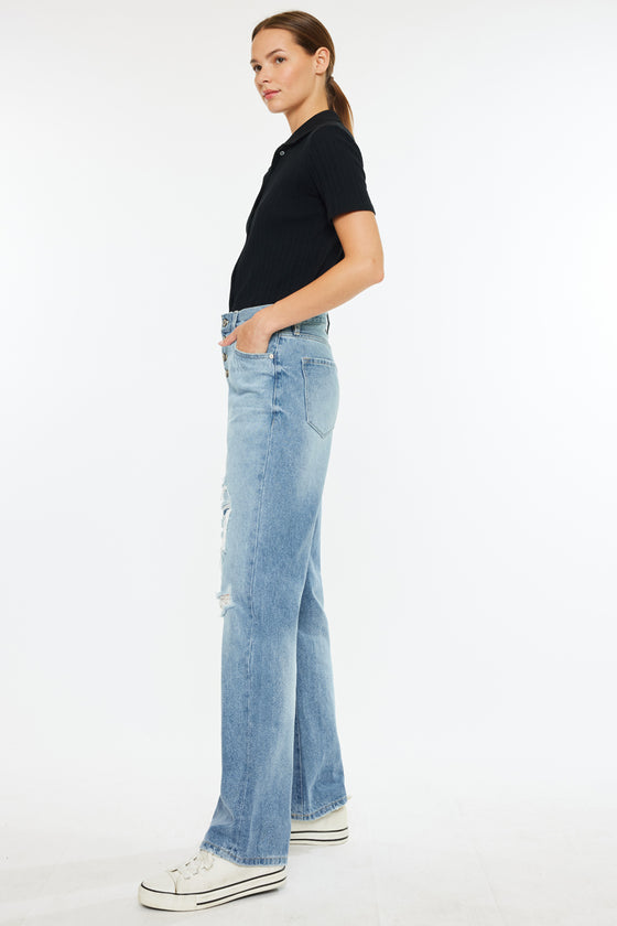 Maddie Ultra High Rise 90's Boyfriend Jeans - Official Kancan USA