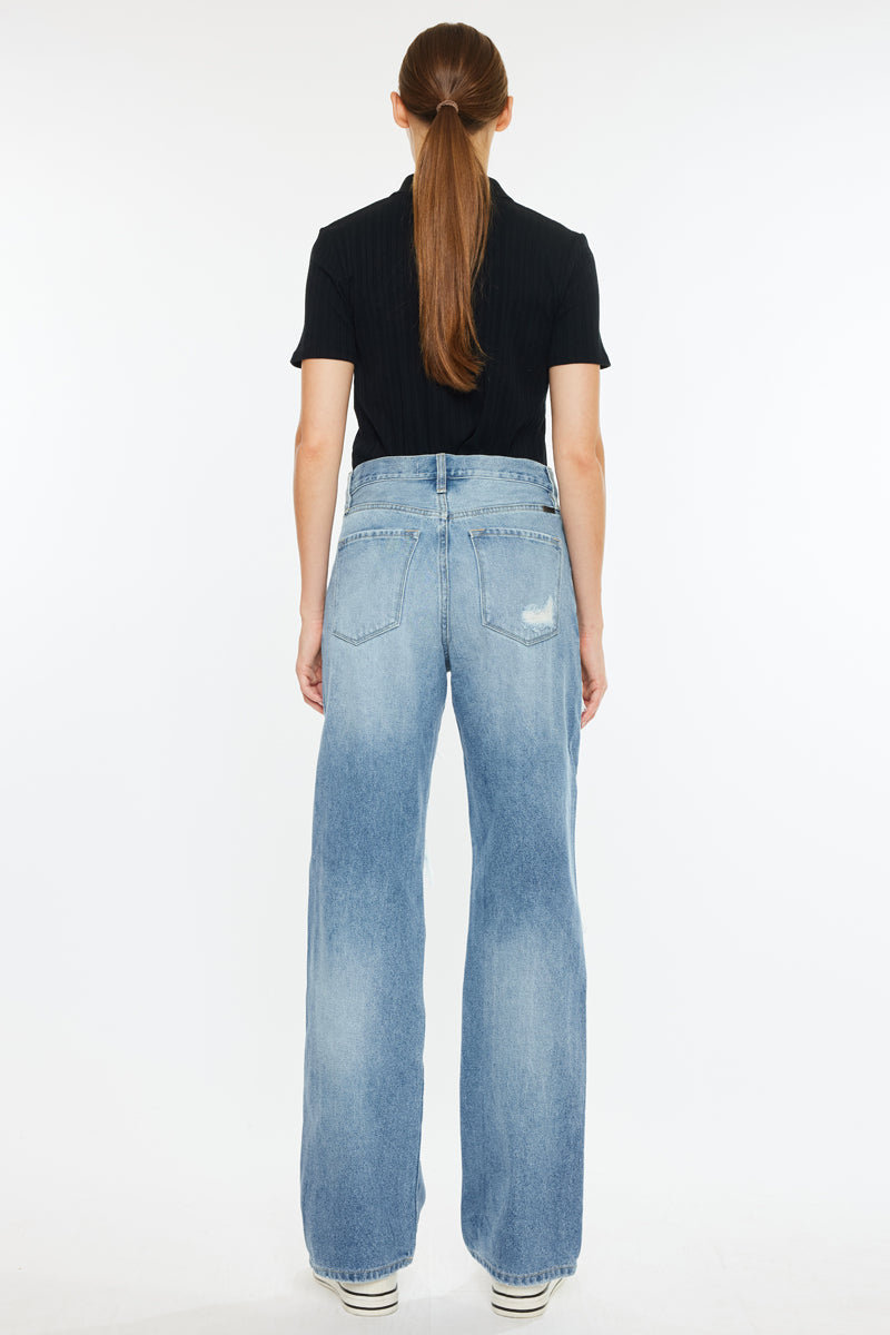 Maddie Ultra High Rise 90's Boyfriend Jeans - Official Kancan USA