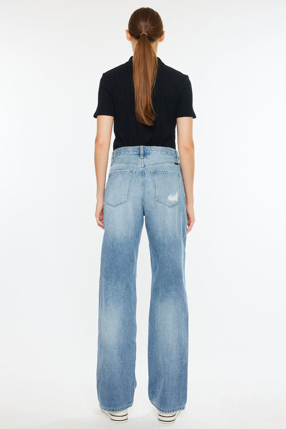 Maddie Ultra High Rise 90's Boyfriend Jeans - Official Kancan USA