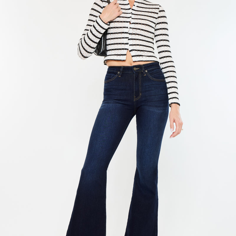 Roel High Rise Super Flare Jeans - Official Kancan USA