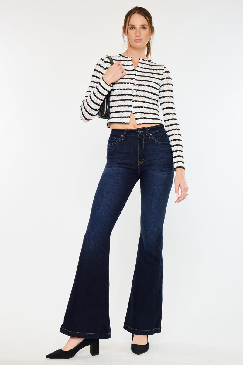 Roel High Rise Super Flare Jeans - Official Kancan USA