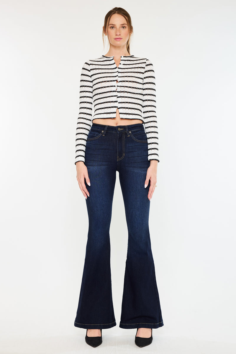 Roel High Rise Super Flare Jeans - Official Kancan USA