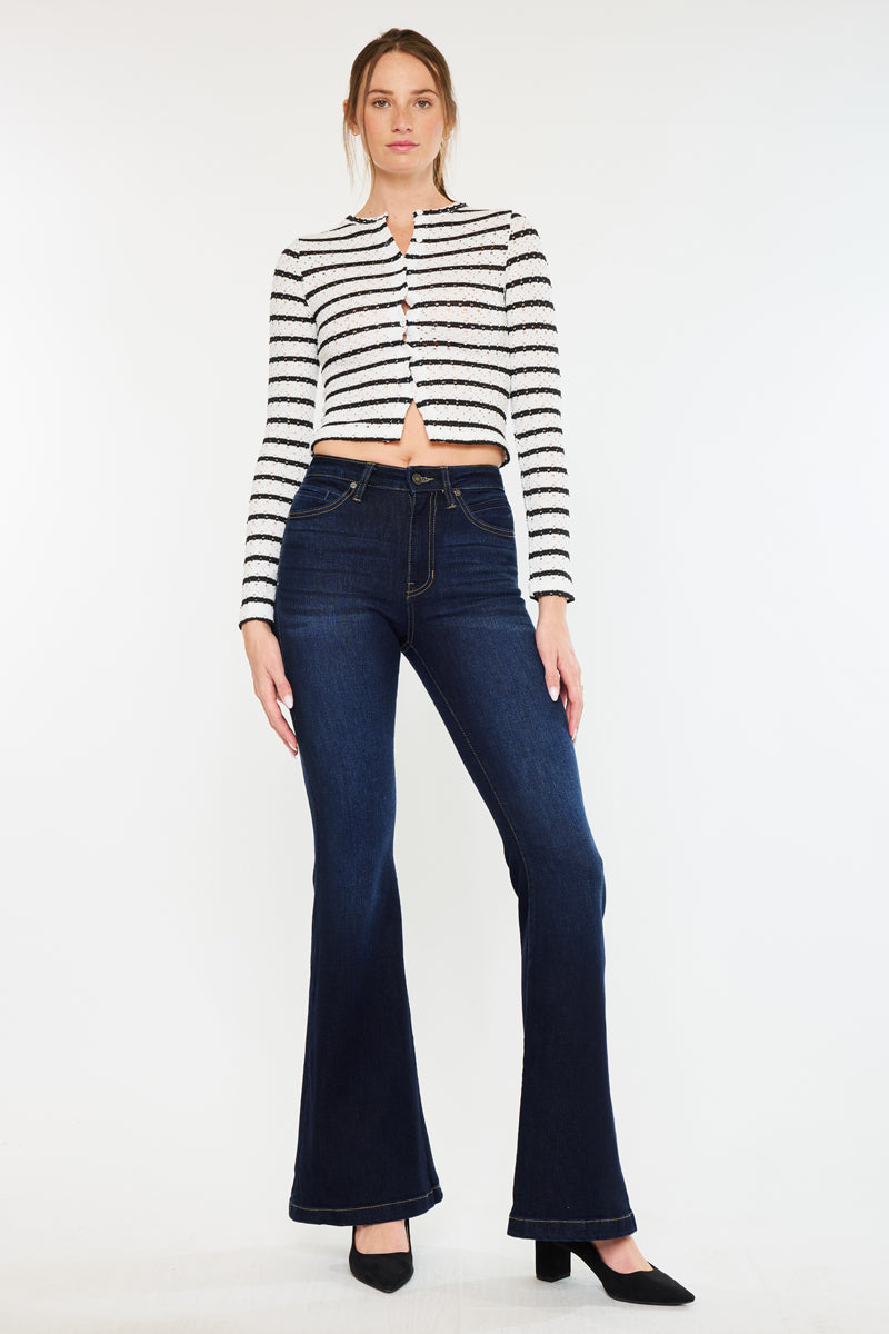 Roel High Rise Super Flare Jeans - Official Kancan USA