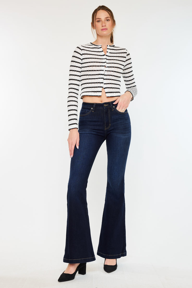 Roel High Rise Super Flare Jeans – Kancan USA