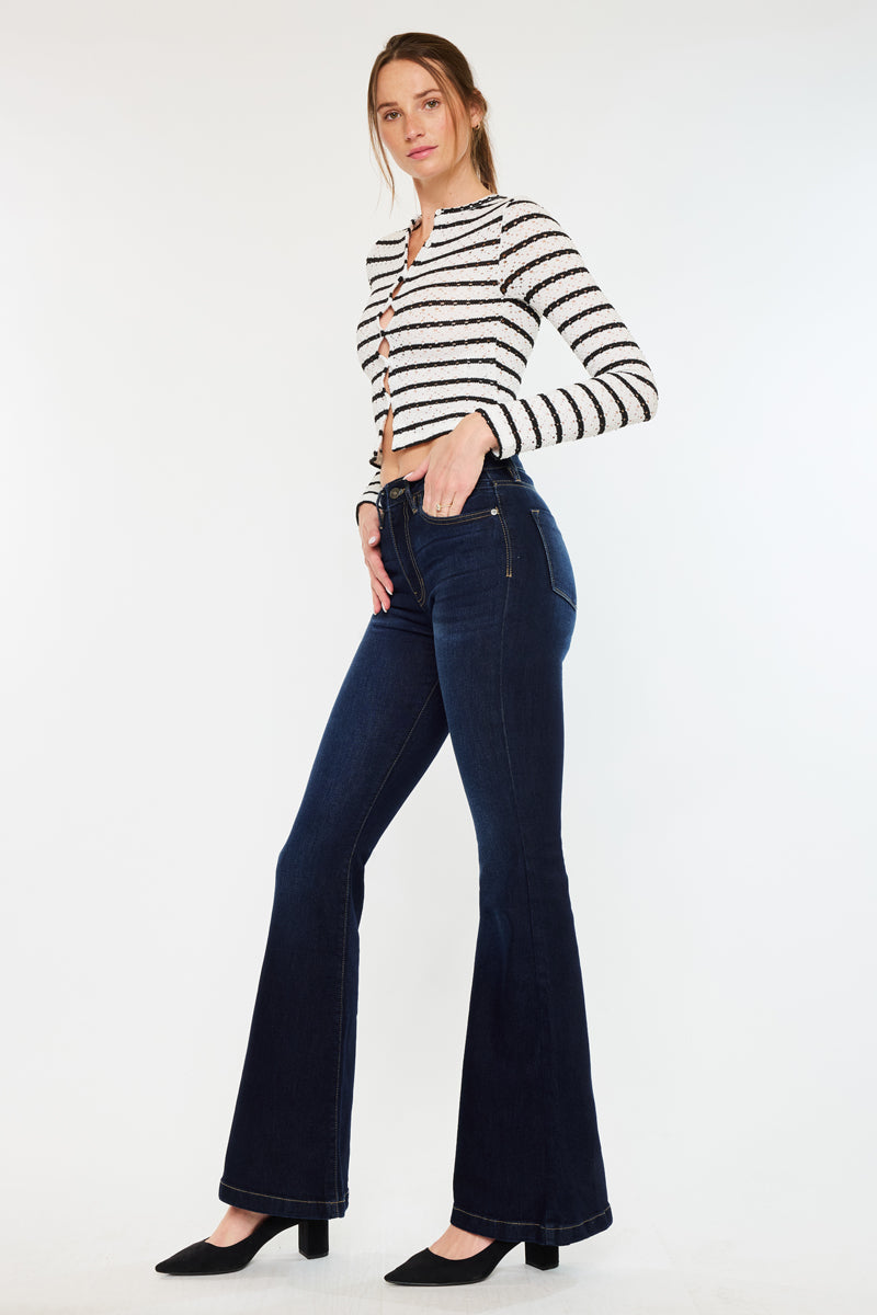 Roel High Rise Super Flare Jeans - Official Kancan USA