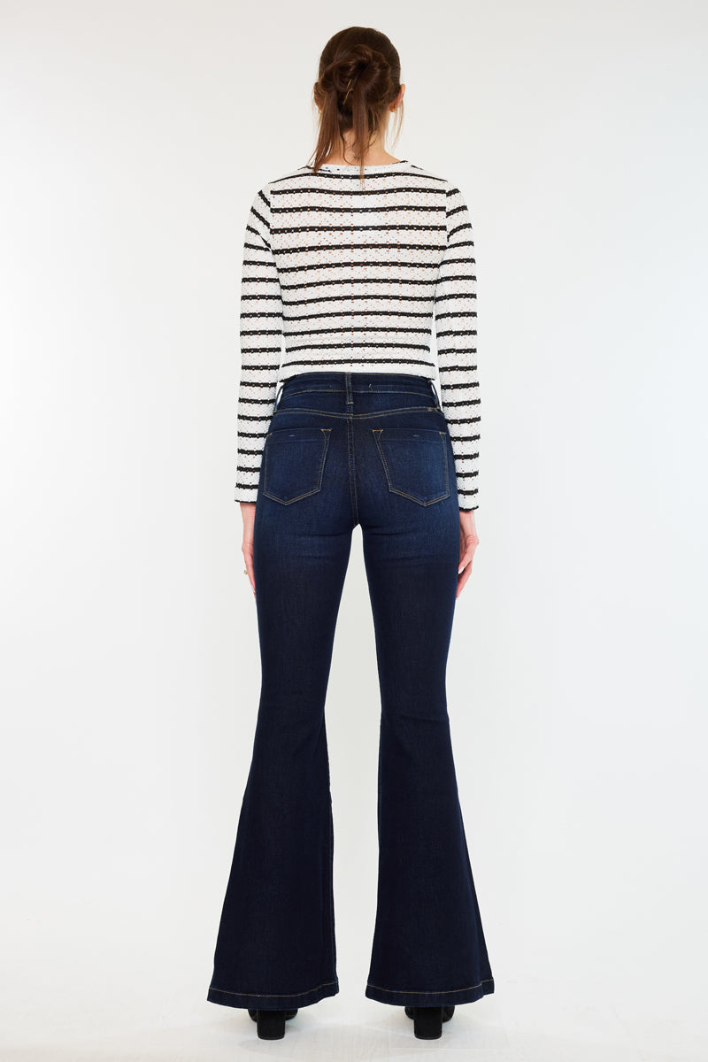 Roel High Rise Super Flare Jeans - Official Kancan USA
