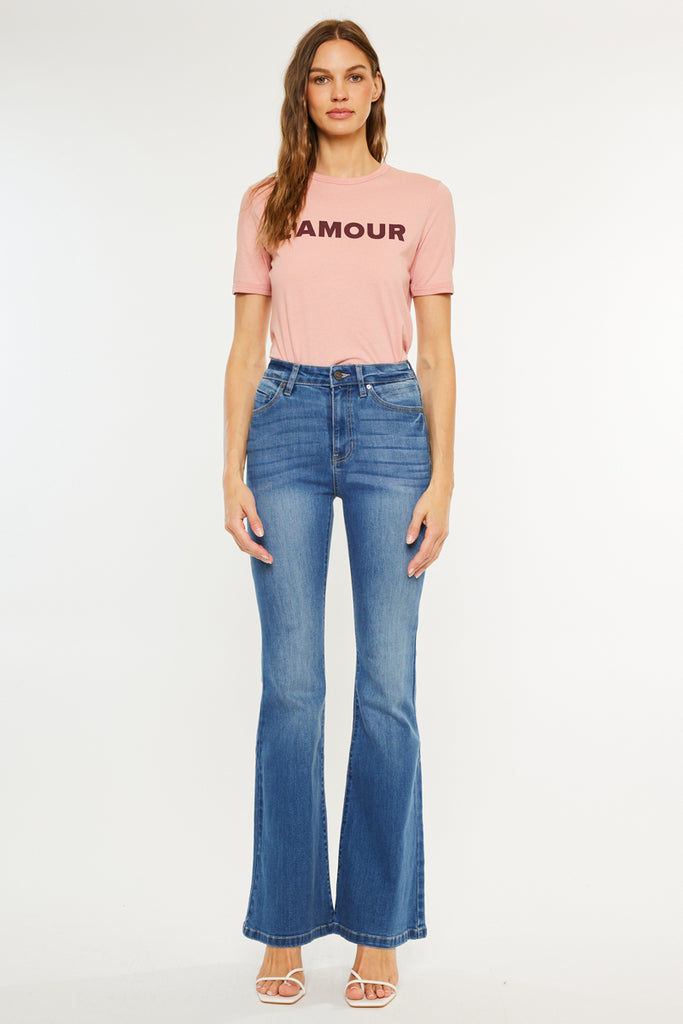 Kancan Roel Super Flare Jeans â€“ High Rise Fit | Kancan USA