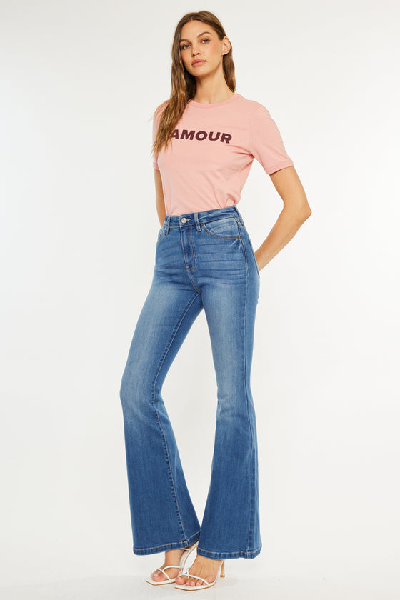 Roel High Rise Super Flare Jeans - Official Kancan USA