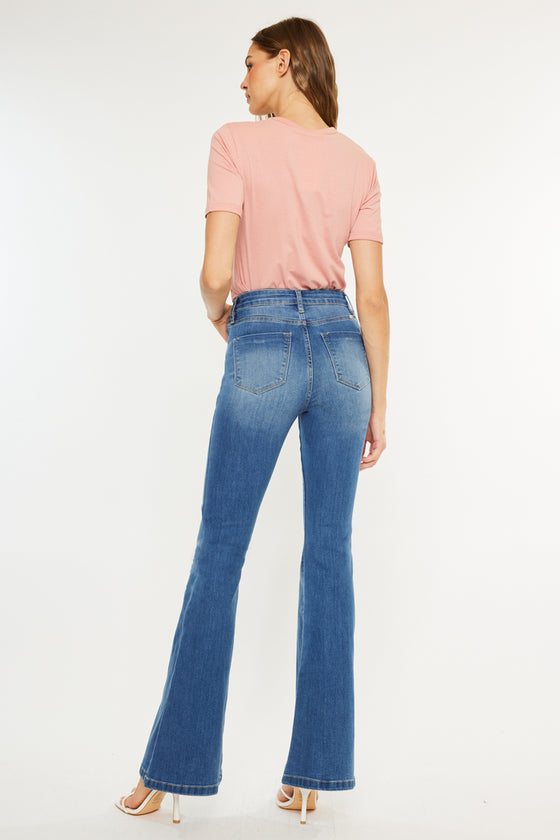 Roel High Rise Super Flare Jeans - Official Kancan USA