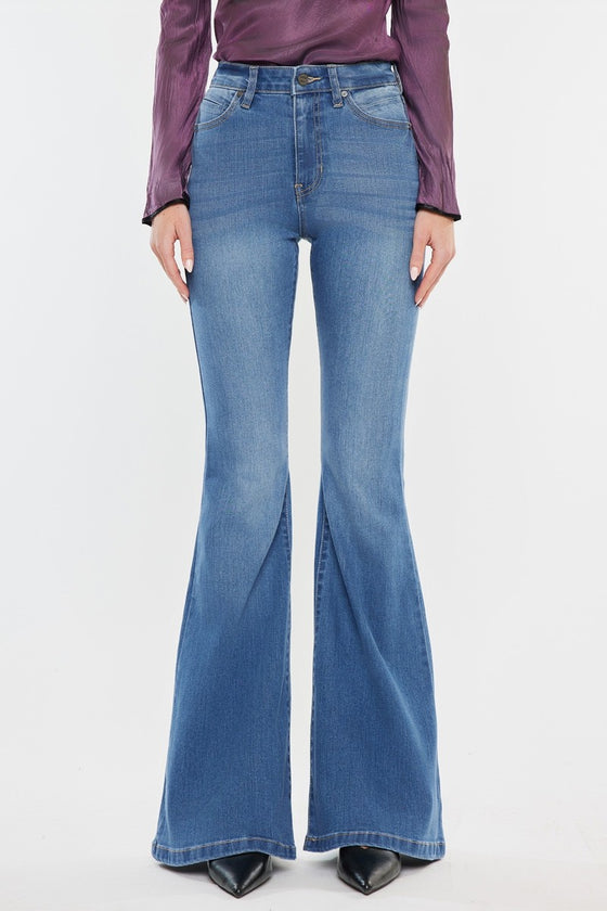 Roel High Rise Super Flare Jeans - Official Kancan USA
