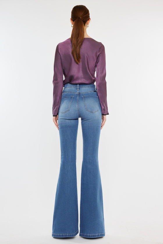 Roel High Rise Super Flare Jeans - Official Kancan USA