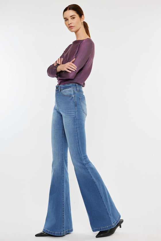 Roel High Rise Super Flare Jeans - Official Kancan USA