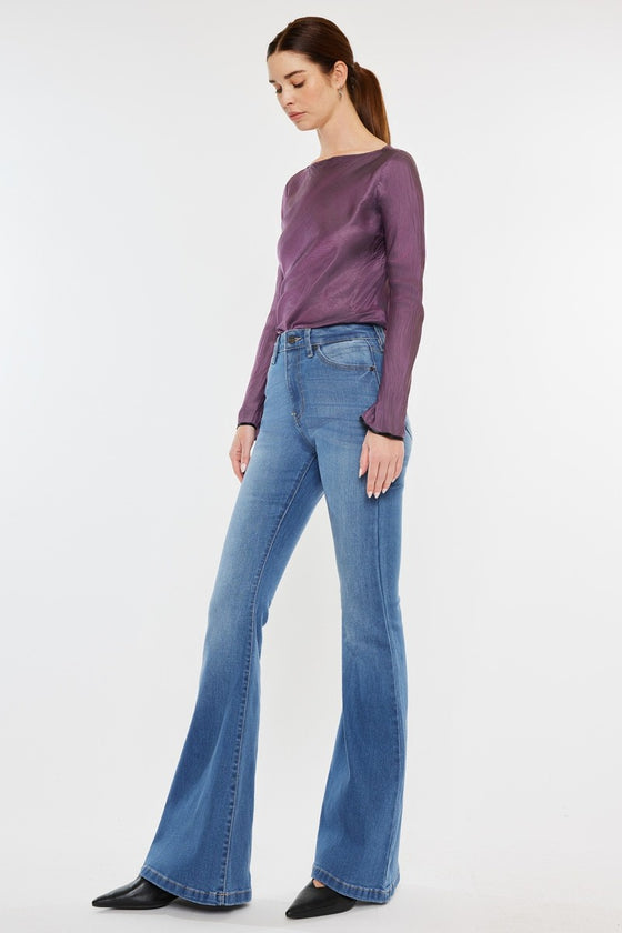 Roel High Rise Super Flare Jeans - Official Kancan USA