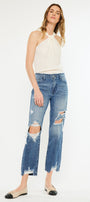 Ariela High Rise Straight Leg Jeans - Official Kancan USA