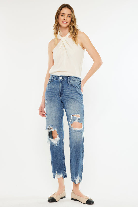 Ariela High Rise Straight Leg Jeans - Official Kancan USA