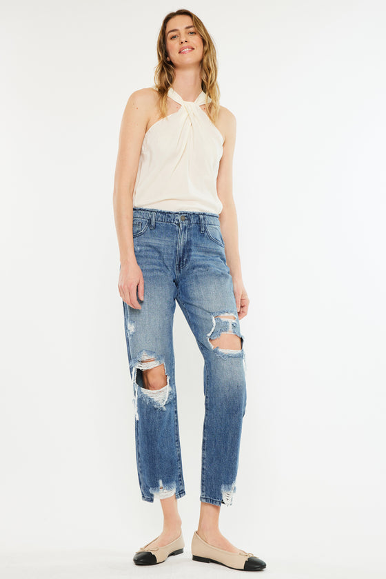 Ariela High Rise Straight Leg Jeans - Official Kancan USA