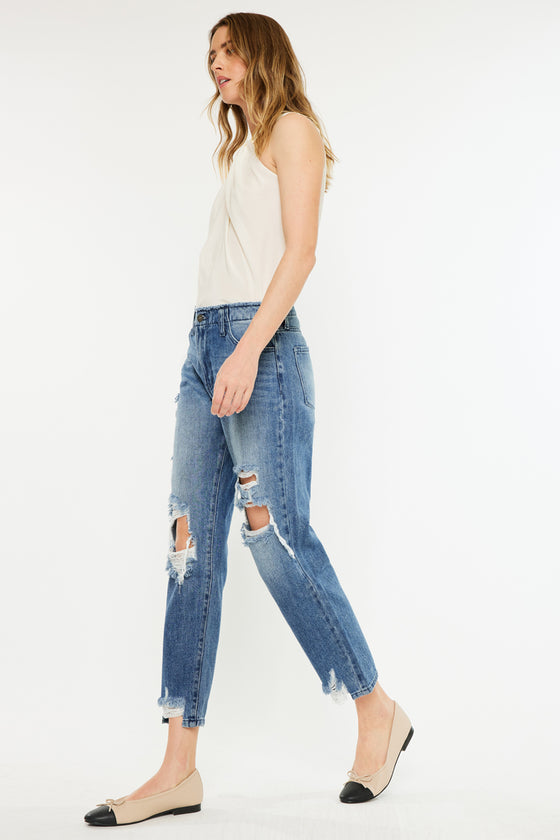 Ariela High Rise Straight Leg Jeans - Official Kancan USA