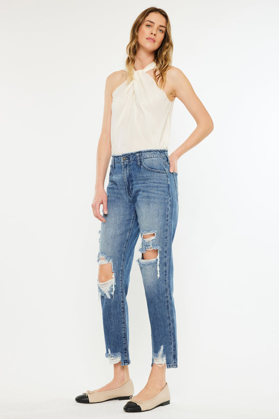 Ariela High Rise Straight Leg Jeans - Official Kancan USA