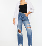Ariela High Rise Straight Leg Jeans - Official Kancan USA