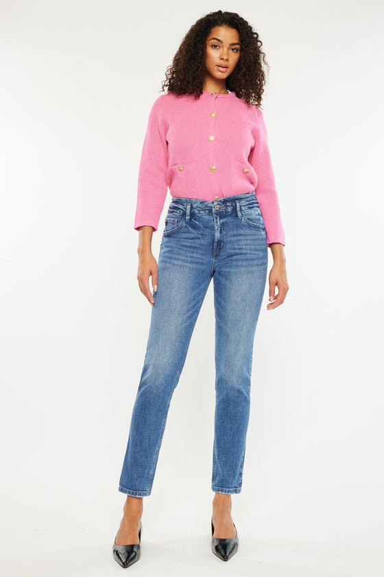 Rufan High Rise Mom Jeans - Official Kancan USA