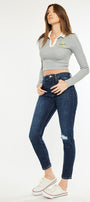 Alicia High Rise Cigarette Leg Jeans - Official Kancan USA