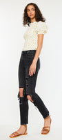 Norrine High Rise Slim Straight Leg Jeans - Official Kancan USA
