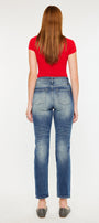 Norrine High Rise Slim Straight Leg Jeans - Official Kancan USA