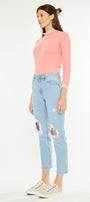 Norrine High Rise Slim Straight Leg Jeans - Official Kancan USA